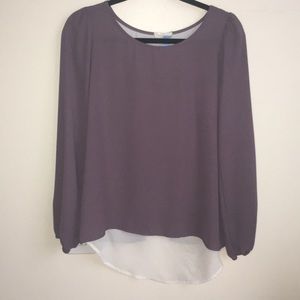 Boutique dark purple blouse
